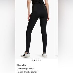 MARCELLA Black High Waist Pointe Leggings